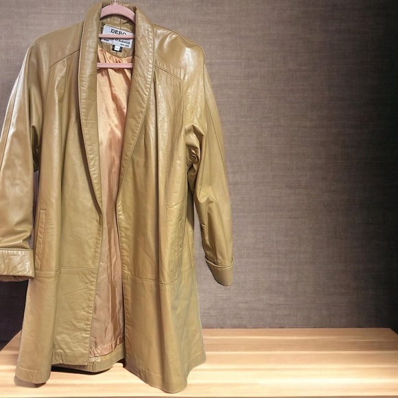 VINTAGE LEATHER COAT - Picture 4 of 8